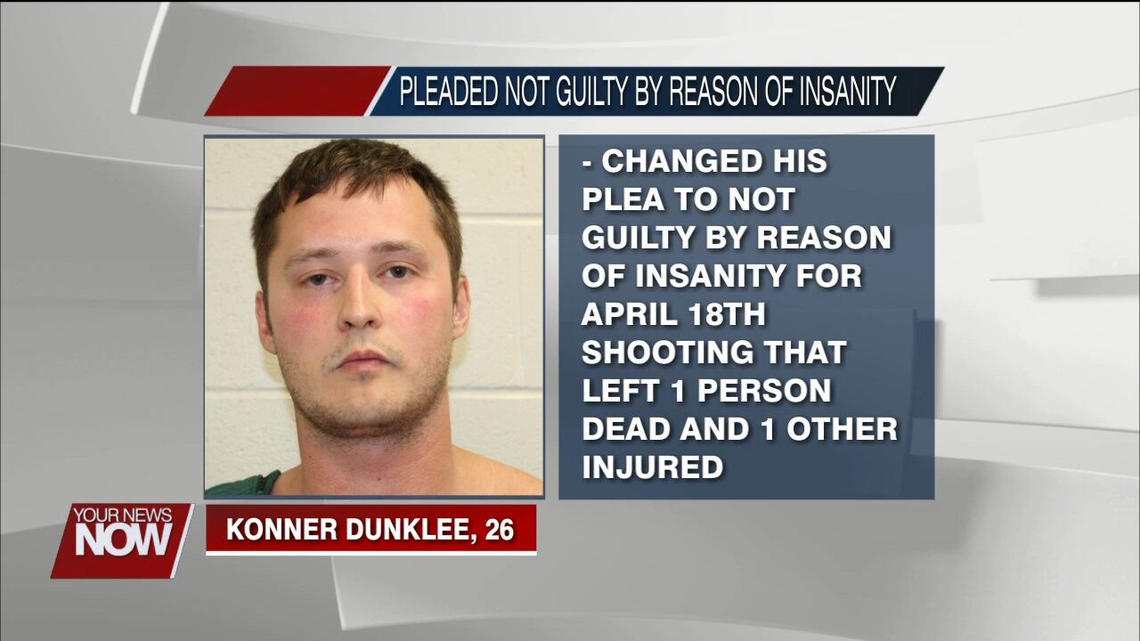 Konner Dunklee pleads not guilty by reason of insanity for deadly shooting in Leipsic